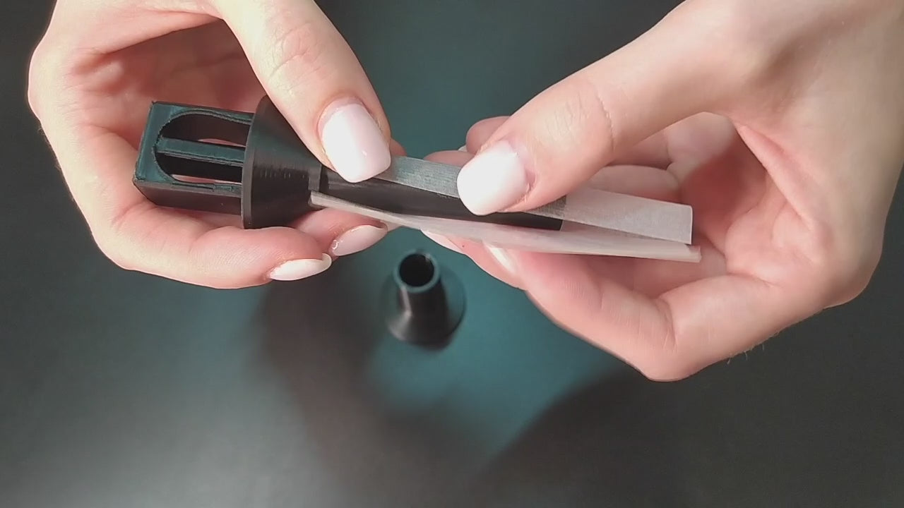 Paper Cartridge Former for .36 caliber. Cartridge-making process - video tutorial.